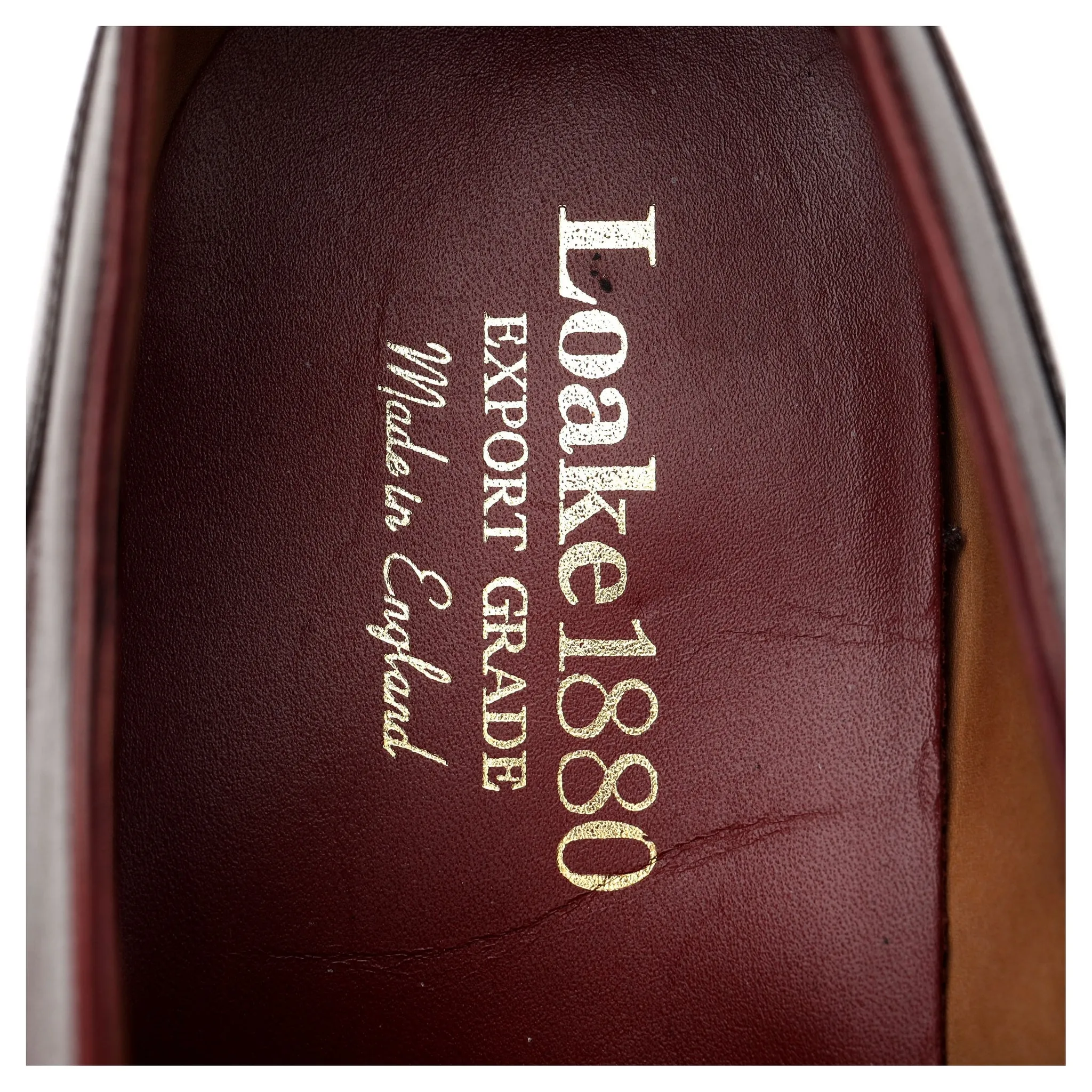 1880 Export Grade 'Warminster' Burgundy Leather Oxford UK 11.5 F
