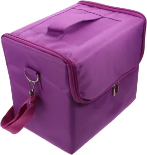 1pc Cosmetic Bag Water Proof Wash Bag Purple Oxford Cloth Miss