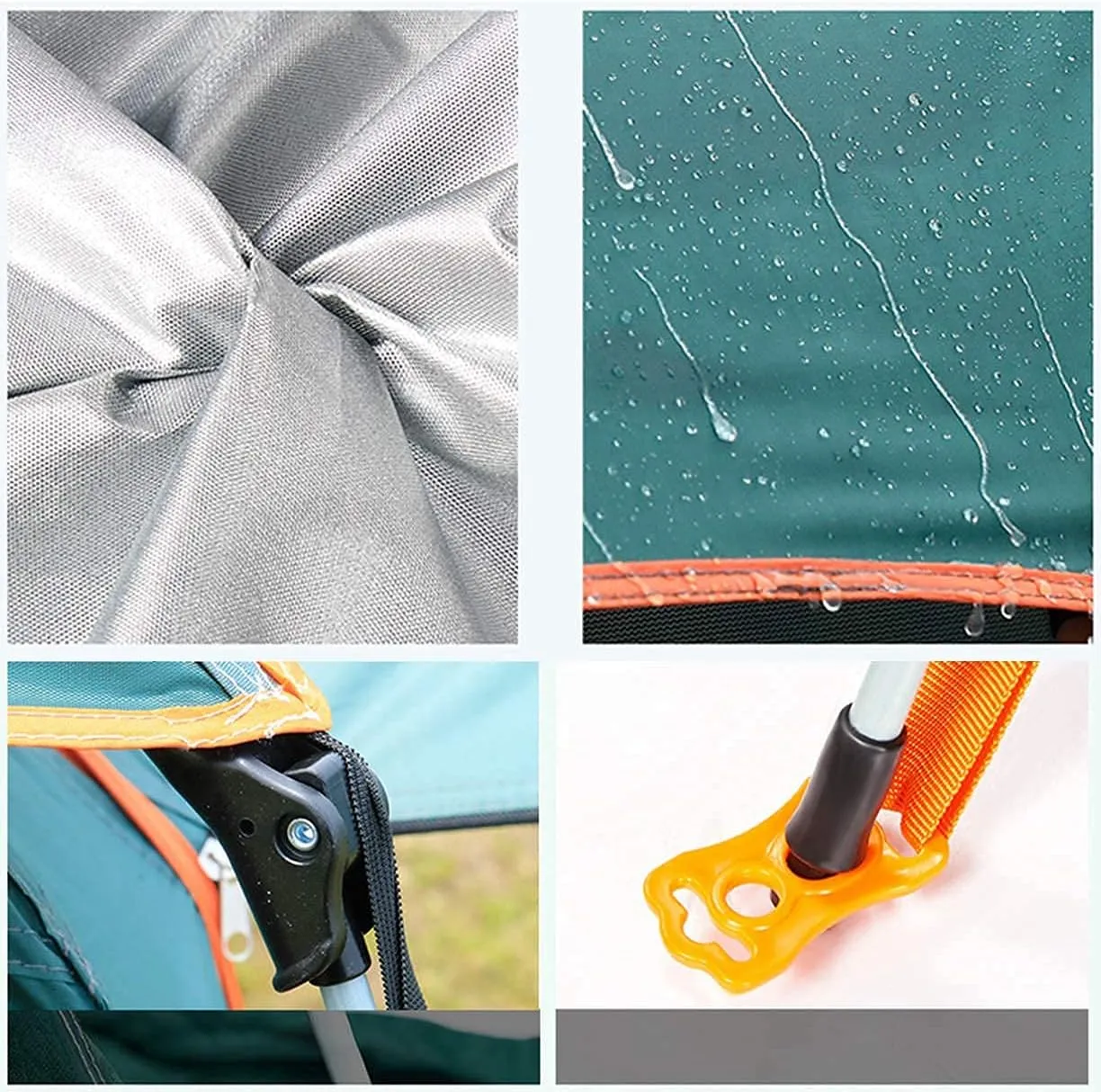 5 Person Family Camping Tent 4 Season Double Layers Waterproof Anti-UV Windproof Tents Family Outdoor Camping Tent