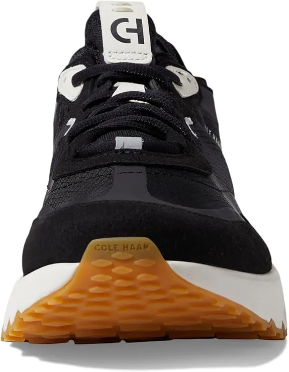 5.ZeroGrand Lace Heeled Wholesale Chunky Time-saving Black/Black/Ivory Cole Sneakers Runner Up Haan