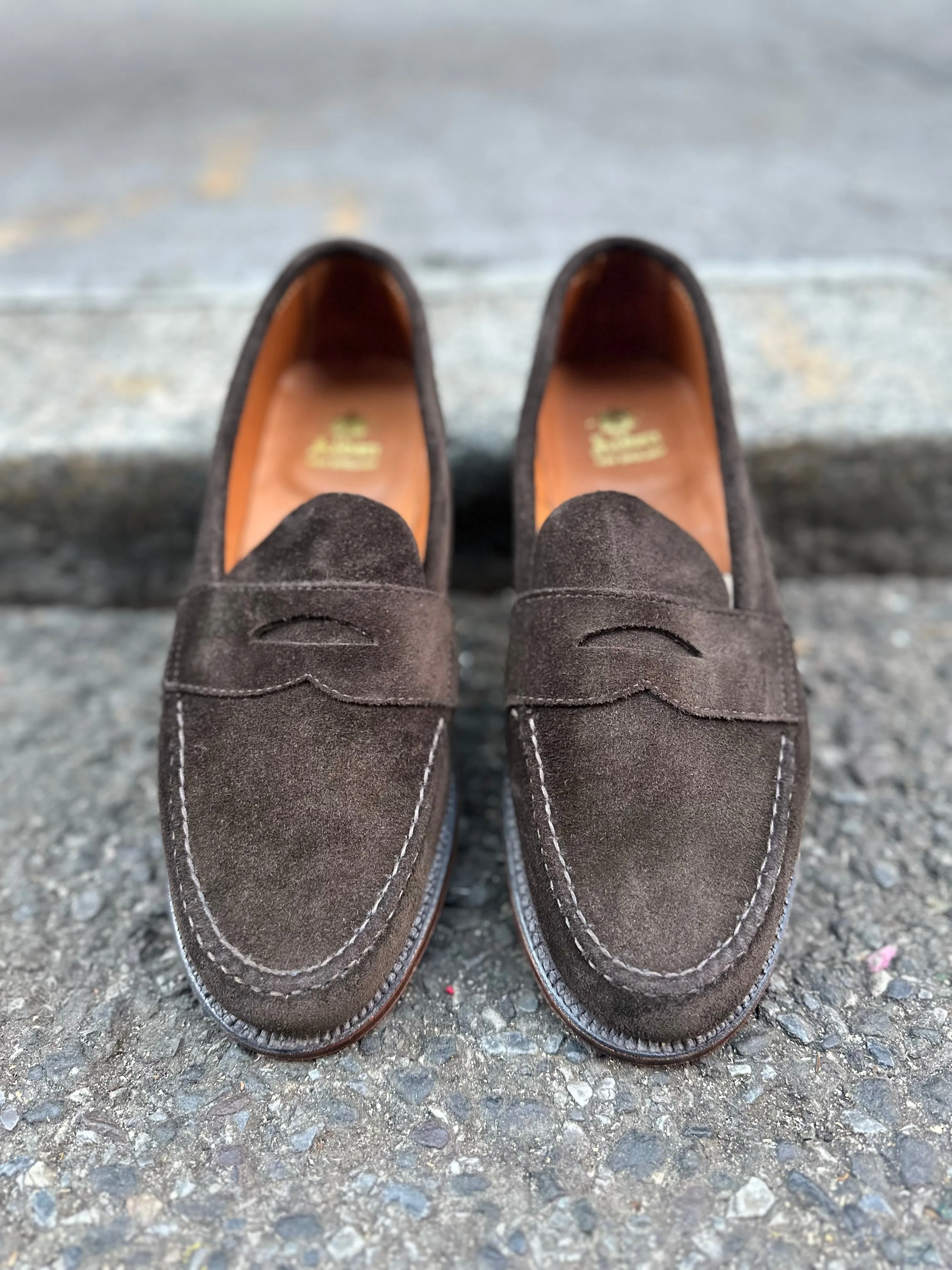 6248F - Unlined Leisure Hand Sewn in Dark Chocolate Suede