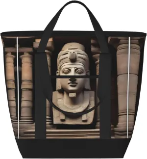 a Ancient Relics Large Capacity Insulated Tote Bag for Women, Groceries, Lunch, and Picnics