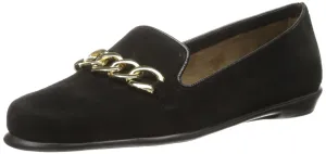 Aerosoles Women's Beta Ray Slip-On Loafer,Black Suede,8.5 M US