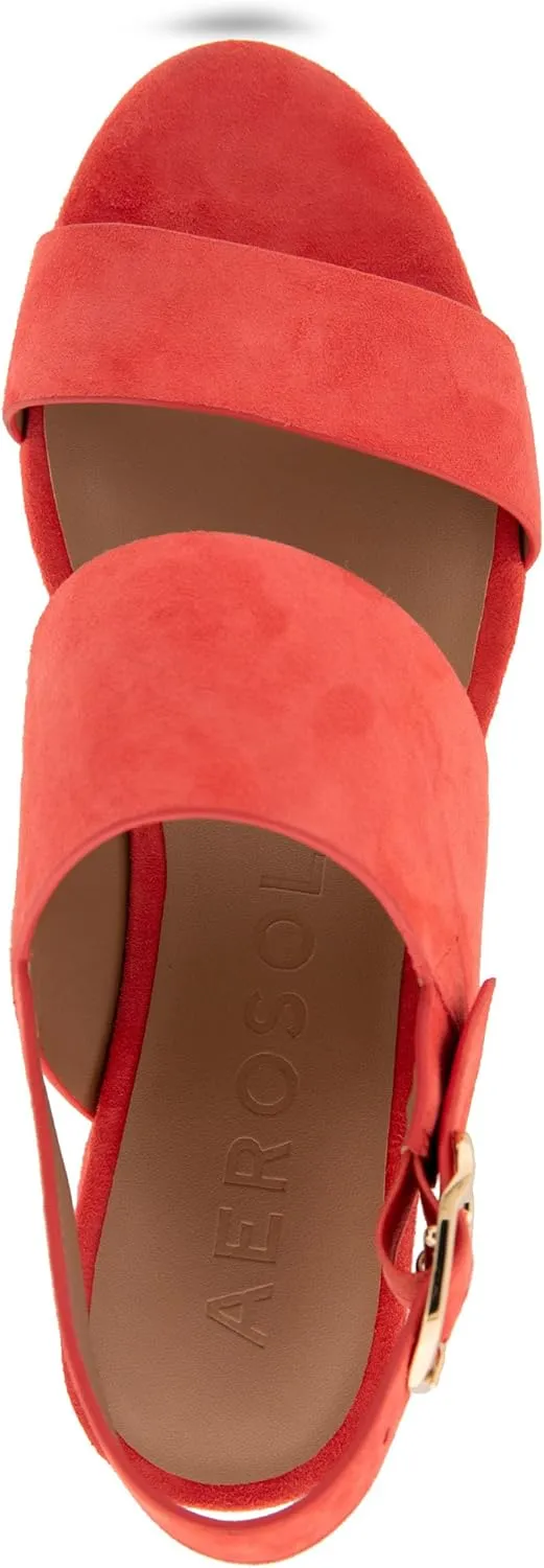 Aerosoles Women's Camera Platform Heeled Sandal