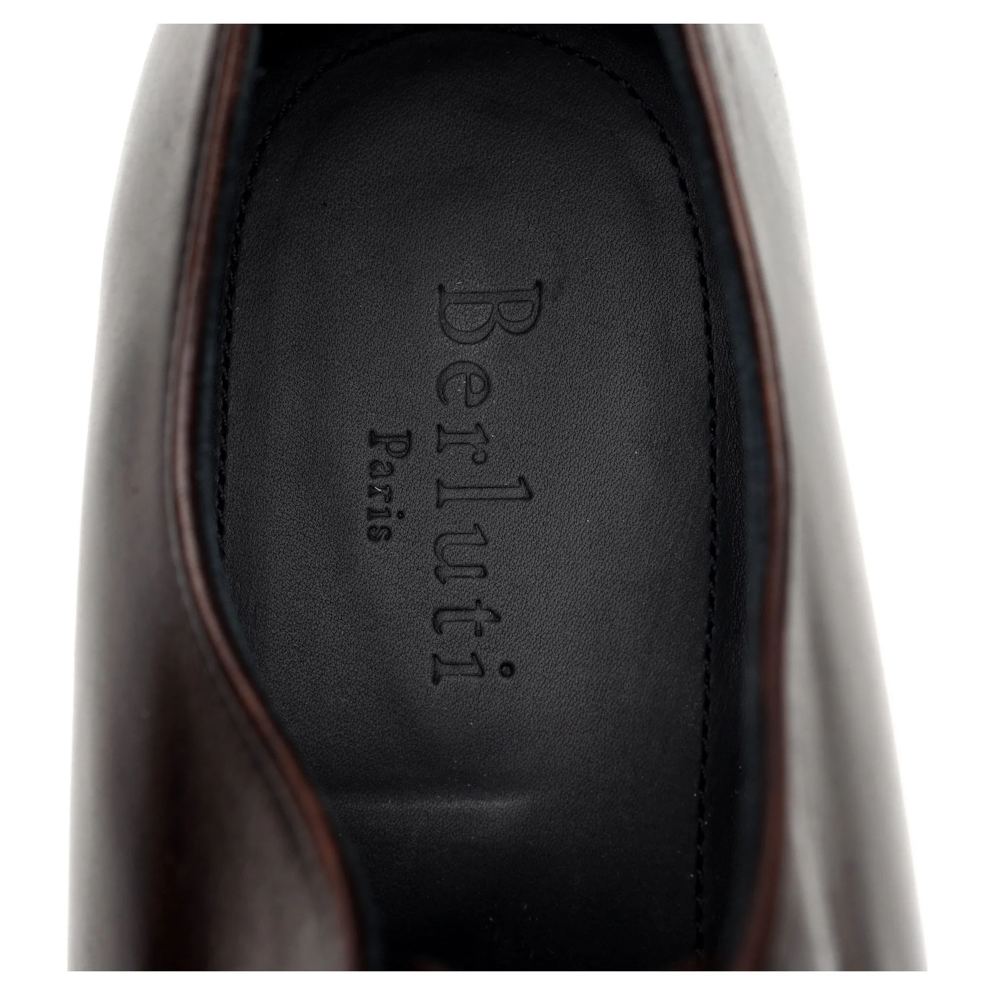 'Alessandro' Dark Brown Patina Leather Wholecut Oxford UK 9.5