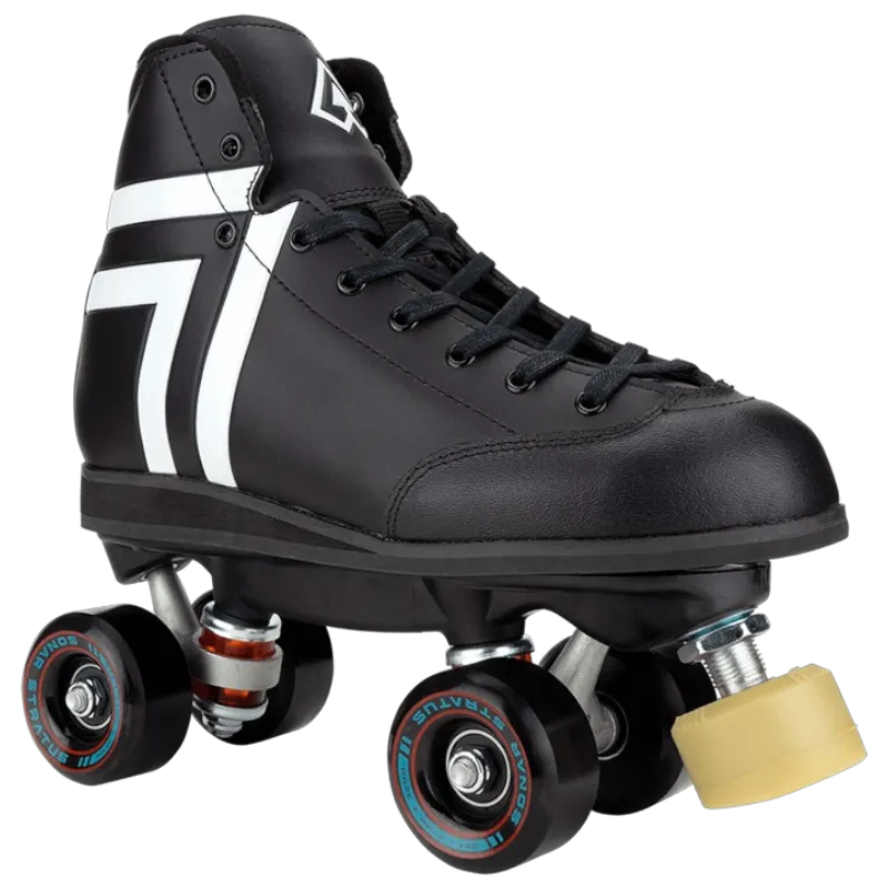 Antik Skates - Black / White Skyhawk Park - Roller Skate Set