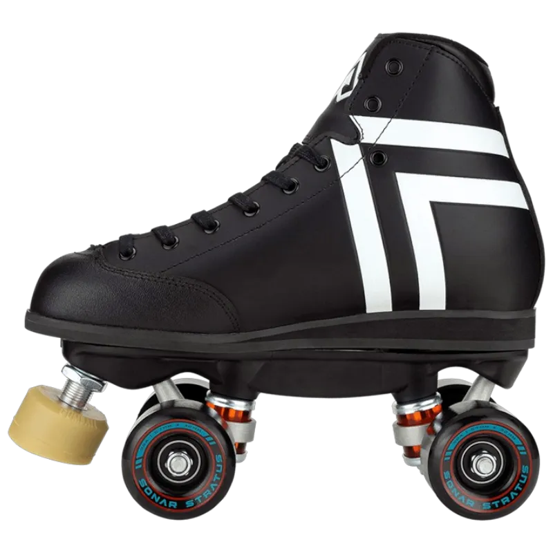 Antik Skates - Black / White Skyhawk Park - Roller Skate Set