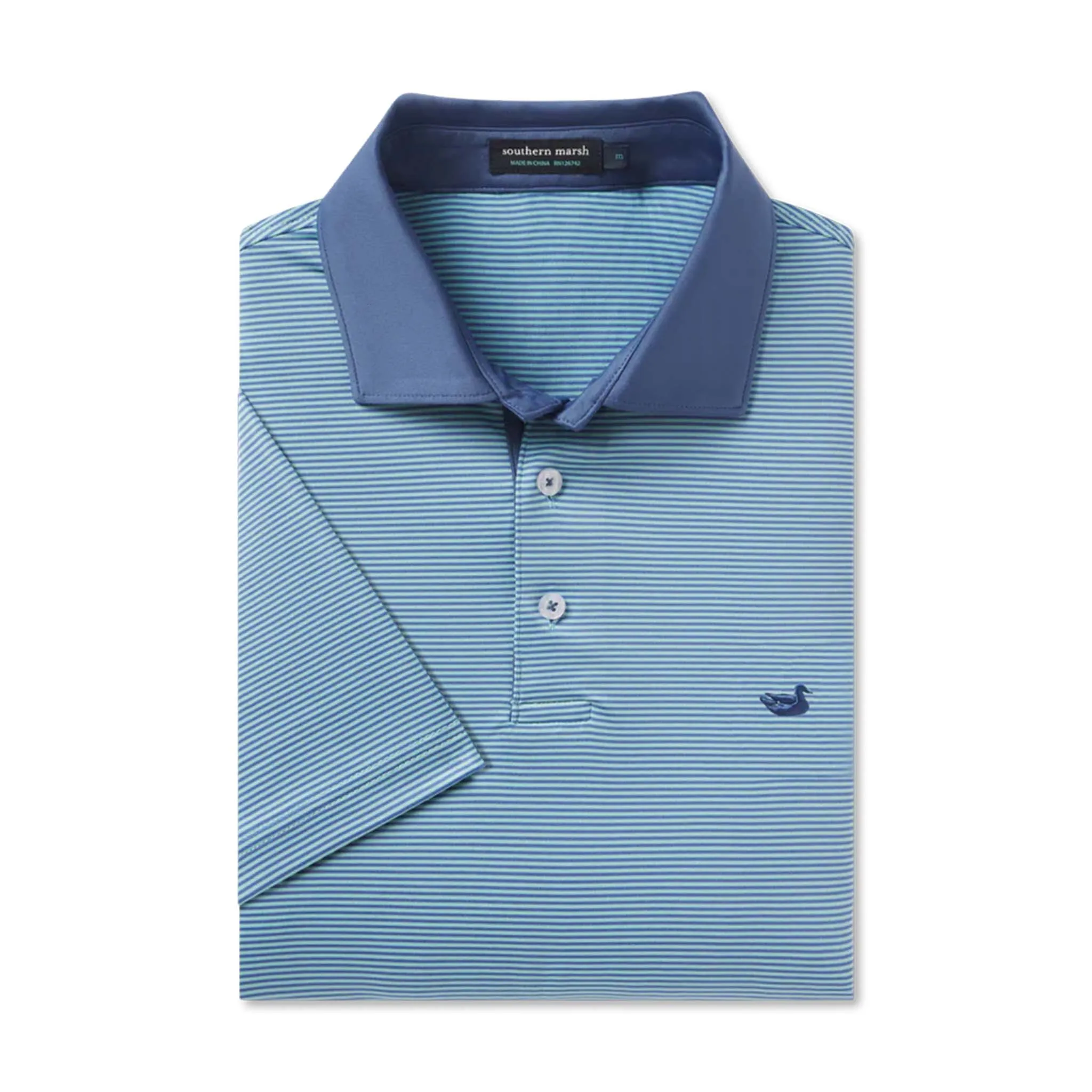 Bermuda Hampton Stripe Performance Polo