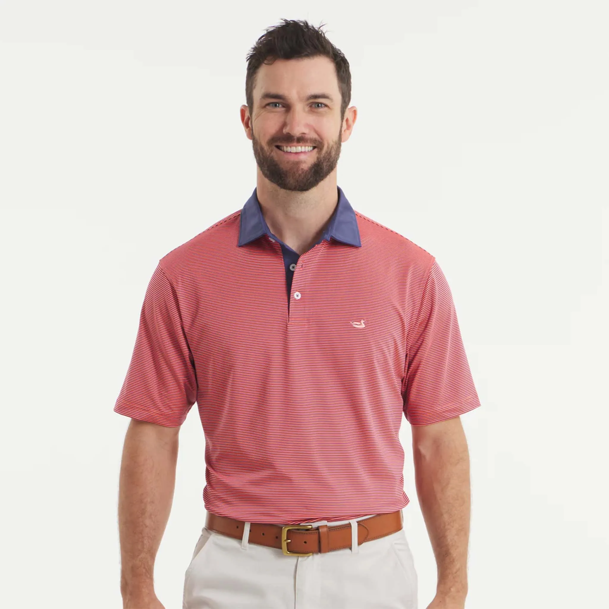 Bermuda Hampton Stripe Performance Polo