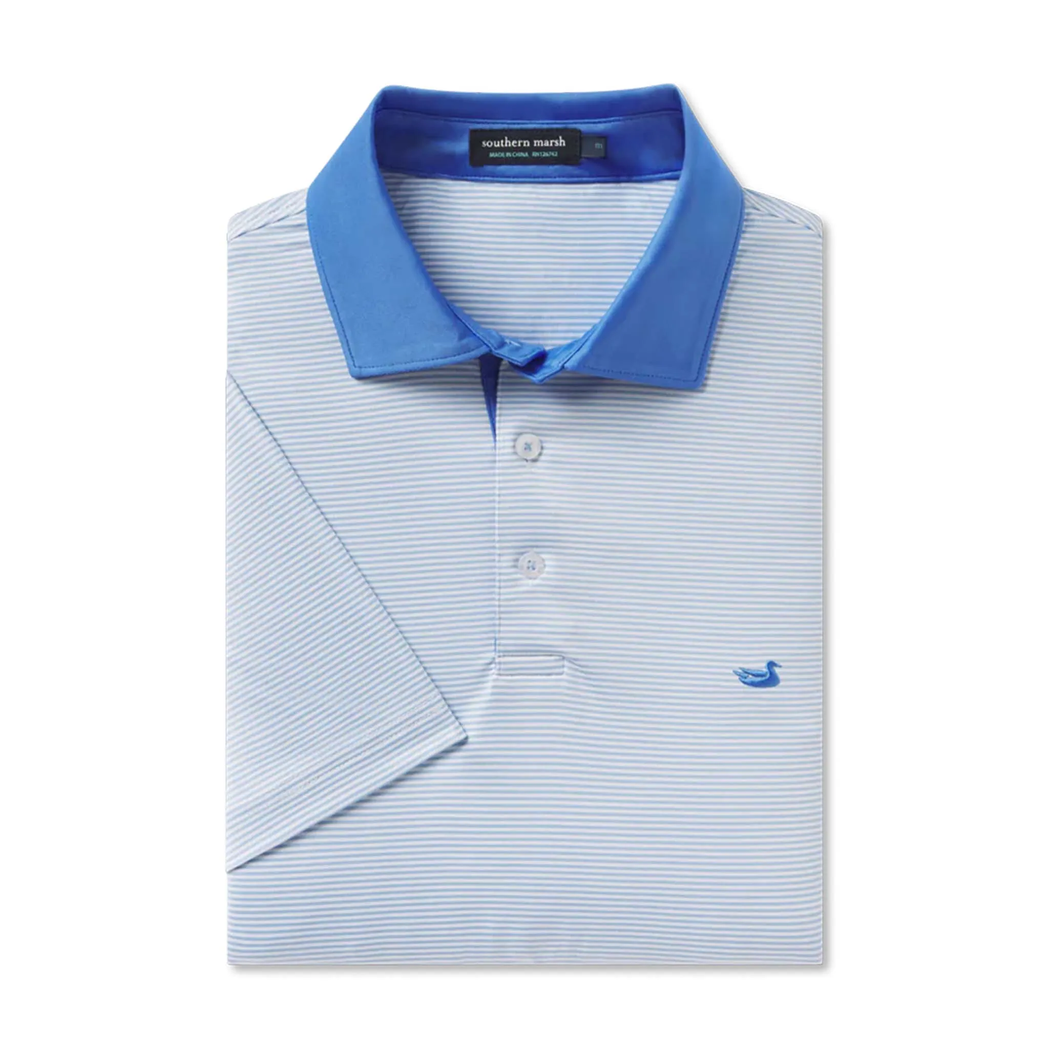 Bermuda Hampton Stripe Performance Polo