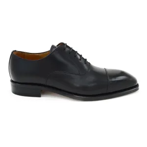 Berwick 1707 Straight Cap Oxford (5217) Black