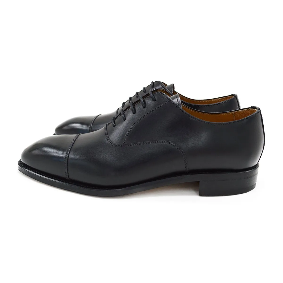 Berwick 1707 Straight Cap Oxford (5217) Black