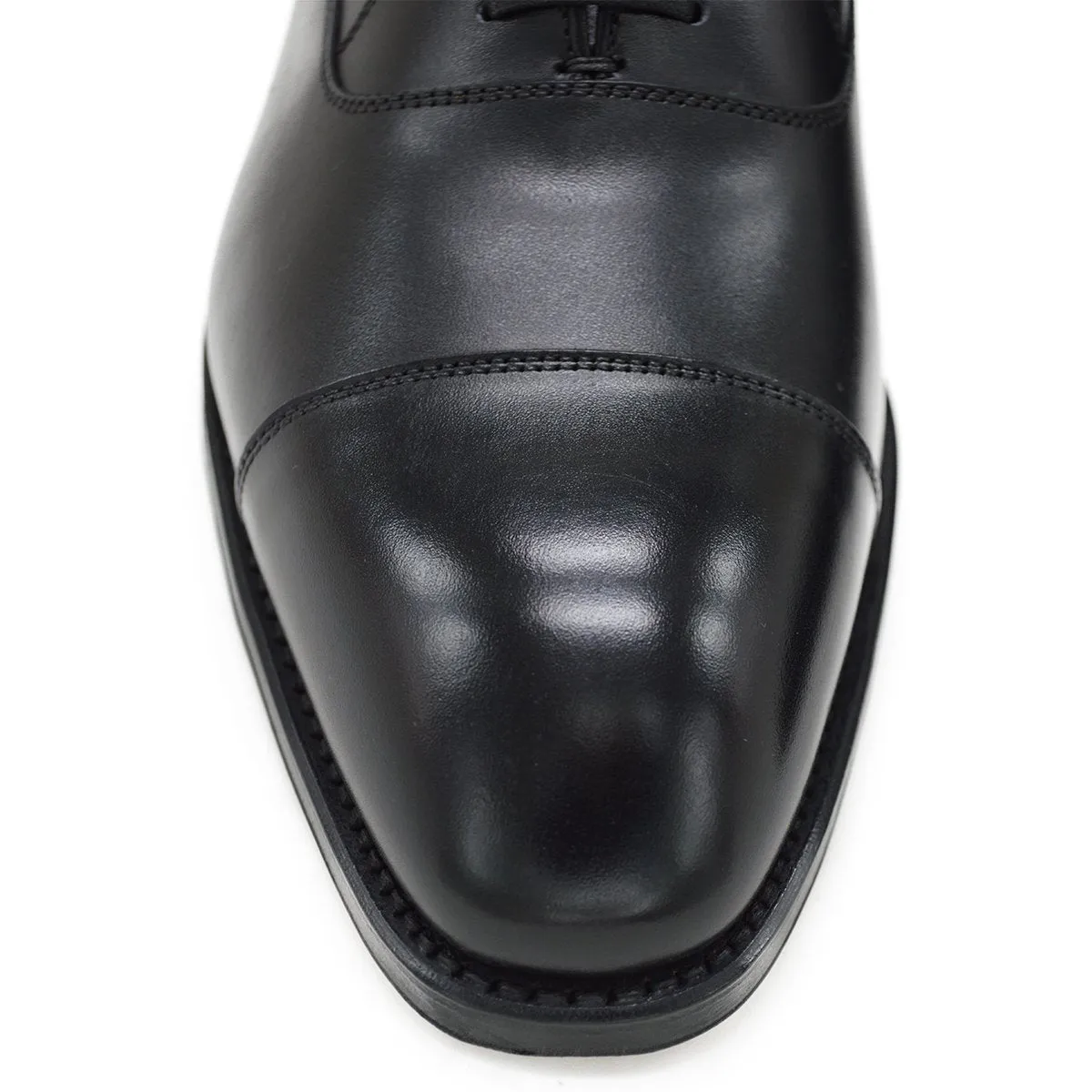 Berwick 1707 Straight Cap Oxford (5217) Black