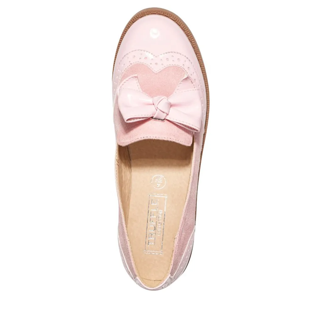 Bow detail loafer