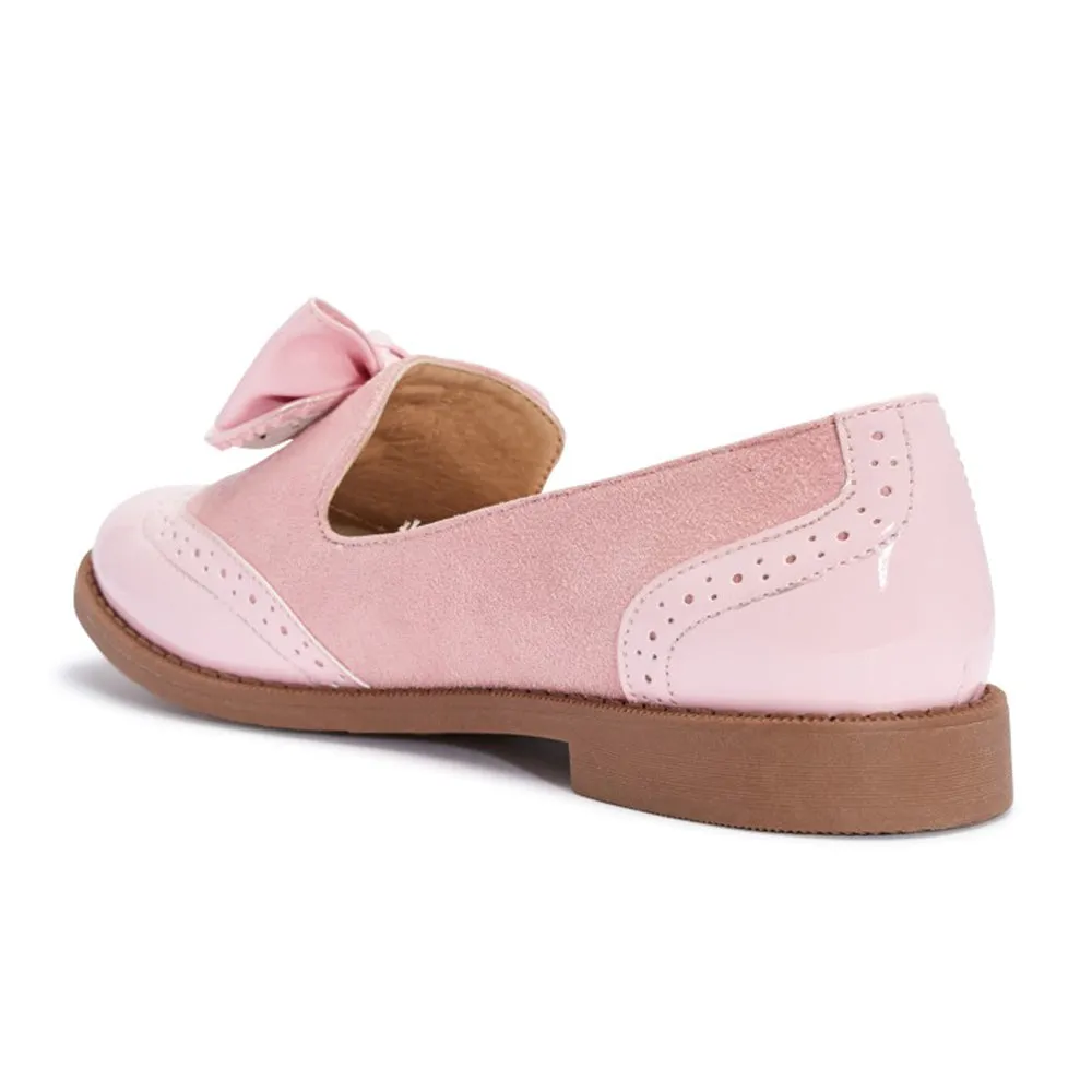 Bow detail loafer
