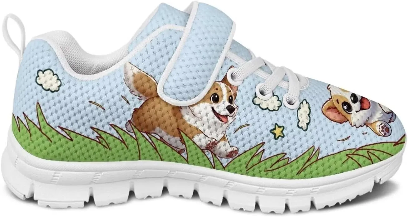 Boys Girls Animal Sneakers Lightweight Breathable Sports Running Tennis Shoes with One Strap Comfort Walking Shoes US 11-15