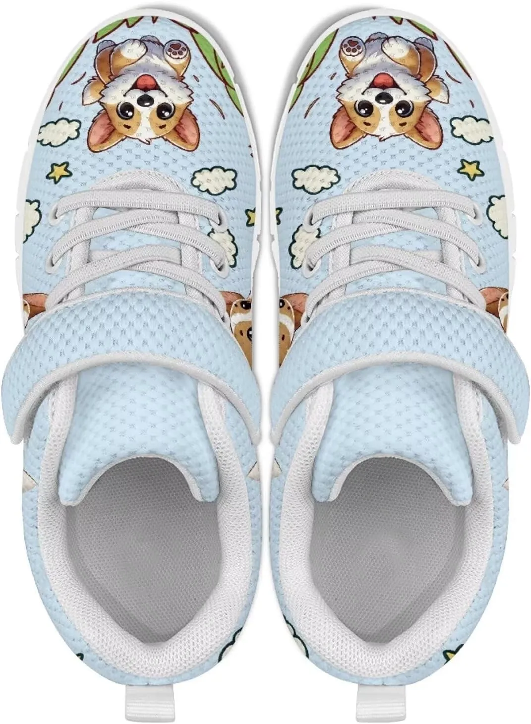 Boys Girls Animal Sneakers Lightweight Breathable Sports Running Tennis Shoes with One Strap Comfort Walking Shoes US 11-15