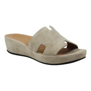 Catiana Slip on Sandal - Taupe Kid Suede