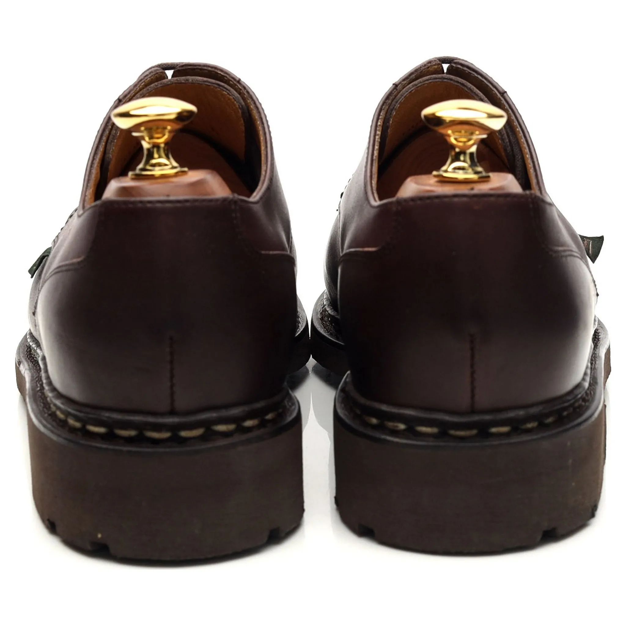 'Chambord' Dark Brown Leather Apron Derby UK 6 F