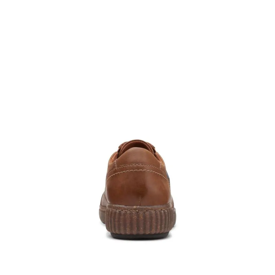 Clarks Women's Magnolia Zip Dark Tan Leather 26167481