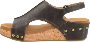 Corkys Footwear Women's Volta II Wedge Sandal - 2 Inch Cushioned Wedge, Hook & Loop Closure for Comfort & Style, Perfect for Casual & Dressy Outfits, All Day Wear