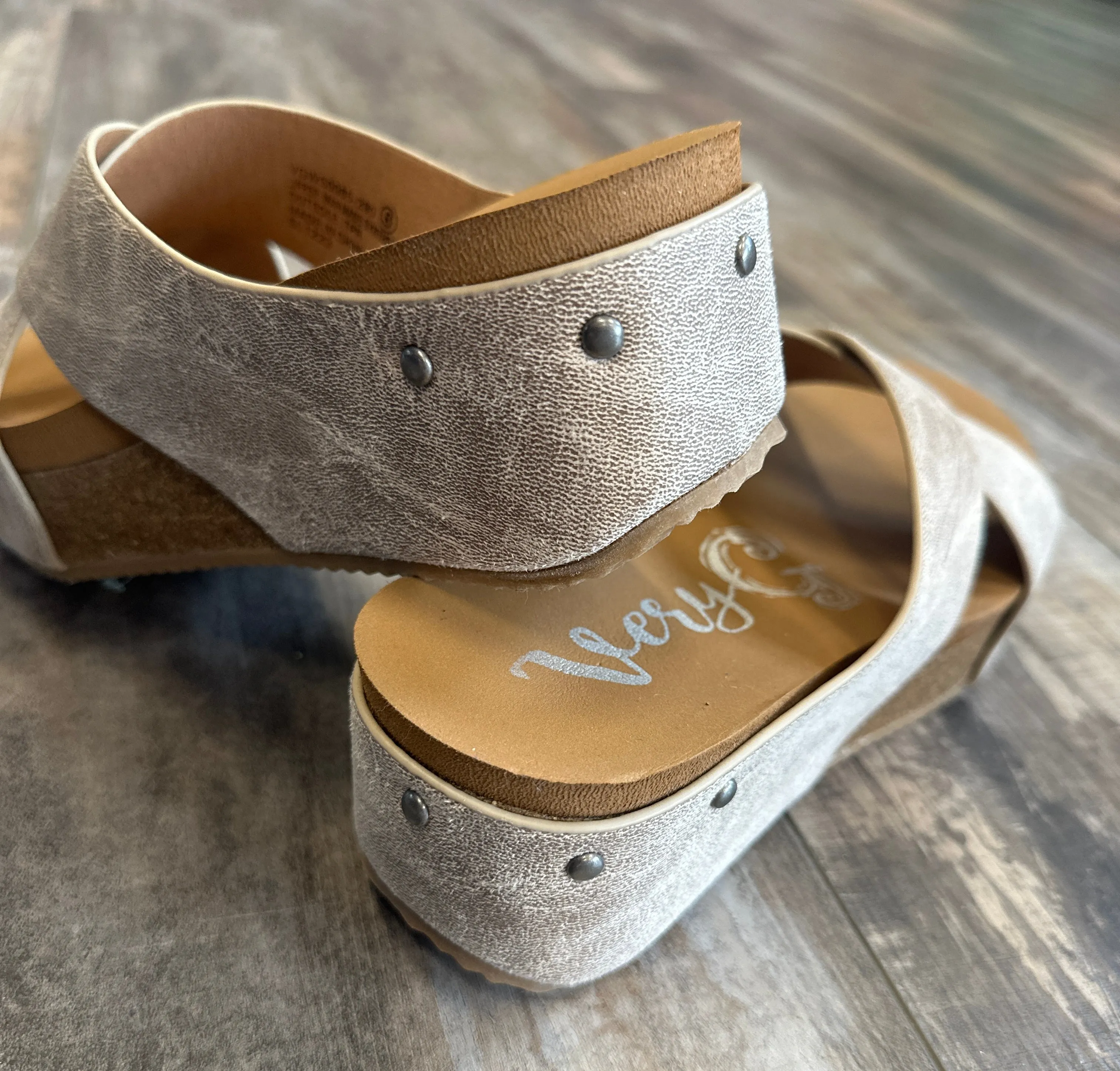 Cream Slip On Sandal