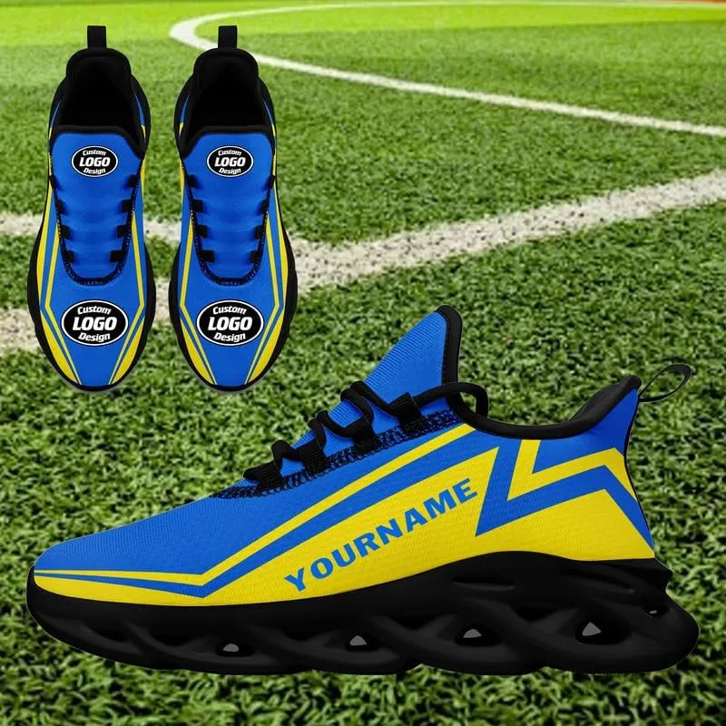 Customize Fashion Unisex Sneaker Personalized Women's Lace Up Print Name Logo Running Shoes Men Cushion Sports Shoes