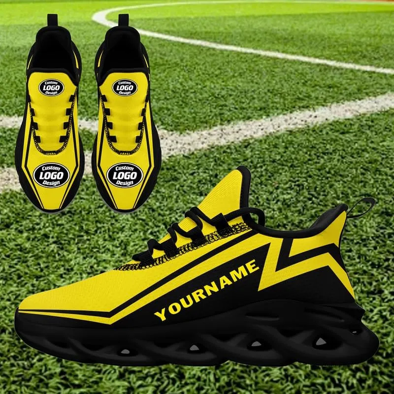 Customize Fashion Unisex Sneaker Personalized Women's Lace Up Print Name Logo Running Shoes Men Cushion Sports Shoes
