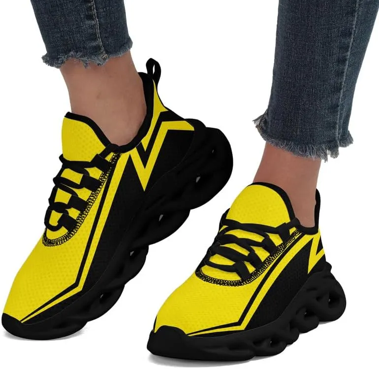 Customize Fashion Unisex Sneaker Personalized Women's Lace Up Print Name Logo Running Shoes Men Cushion Sports Shoes
