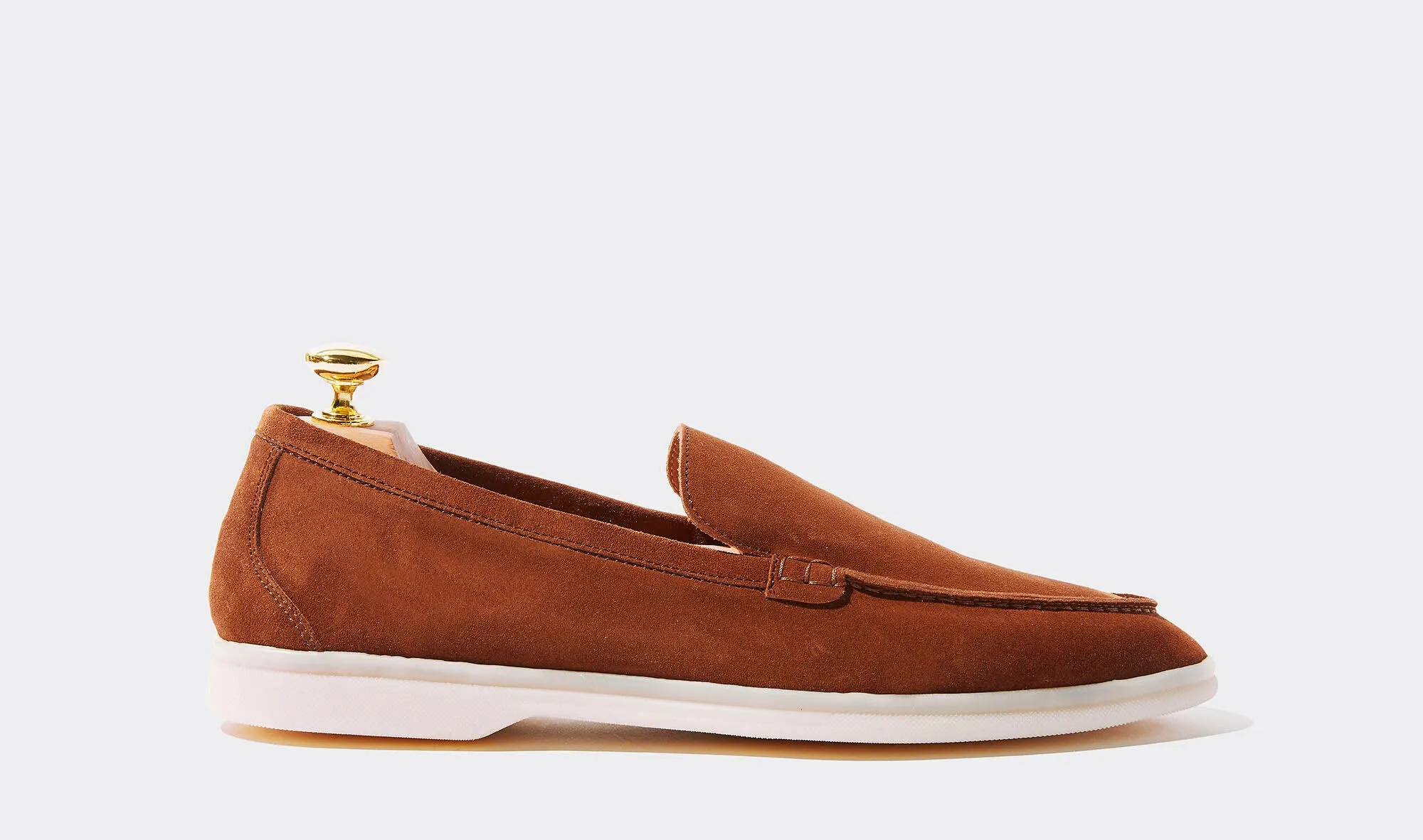 Cyrus Summer Tan Suede Loafer