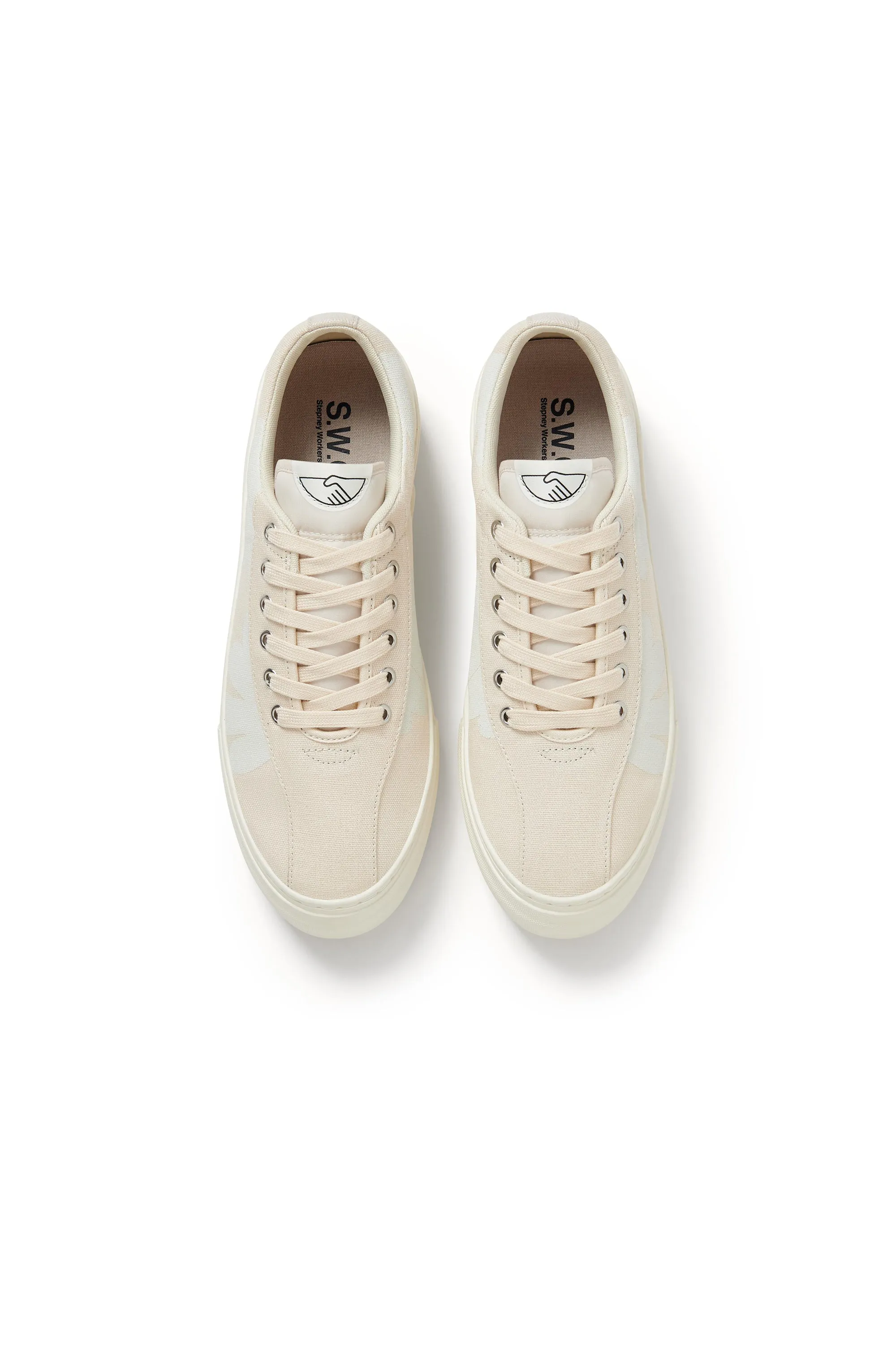 Dellow Cup Sneaker Ecru/White