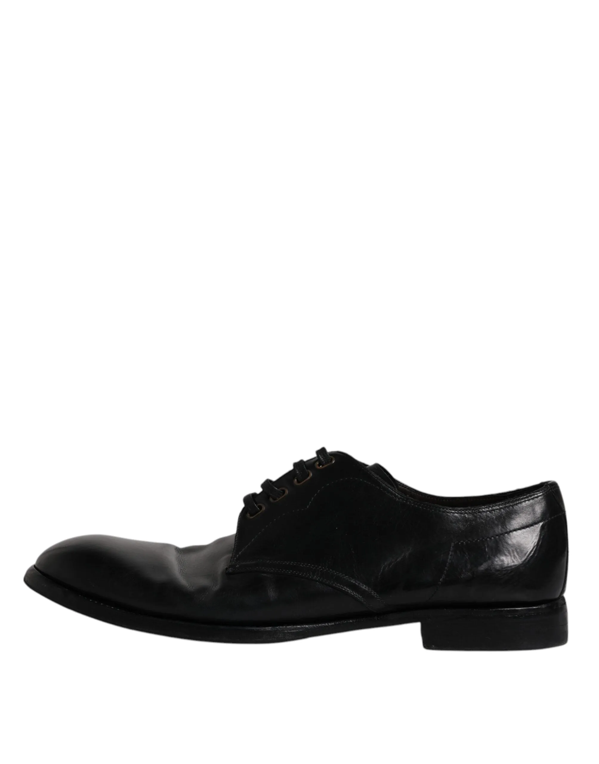 Derby Shoes Dolce & Men Leather Formal Gabbana Dress Black Future-proof Value-for-money