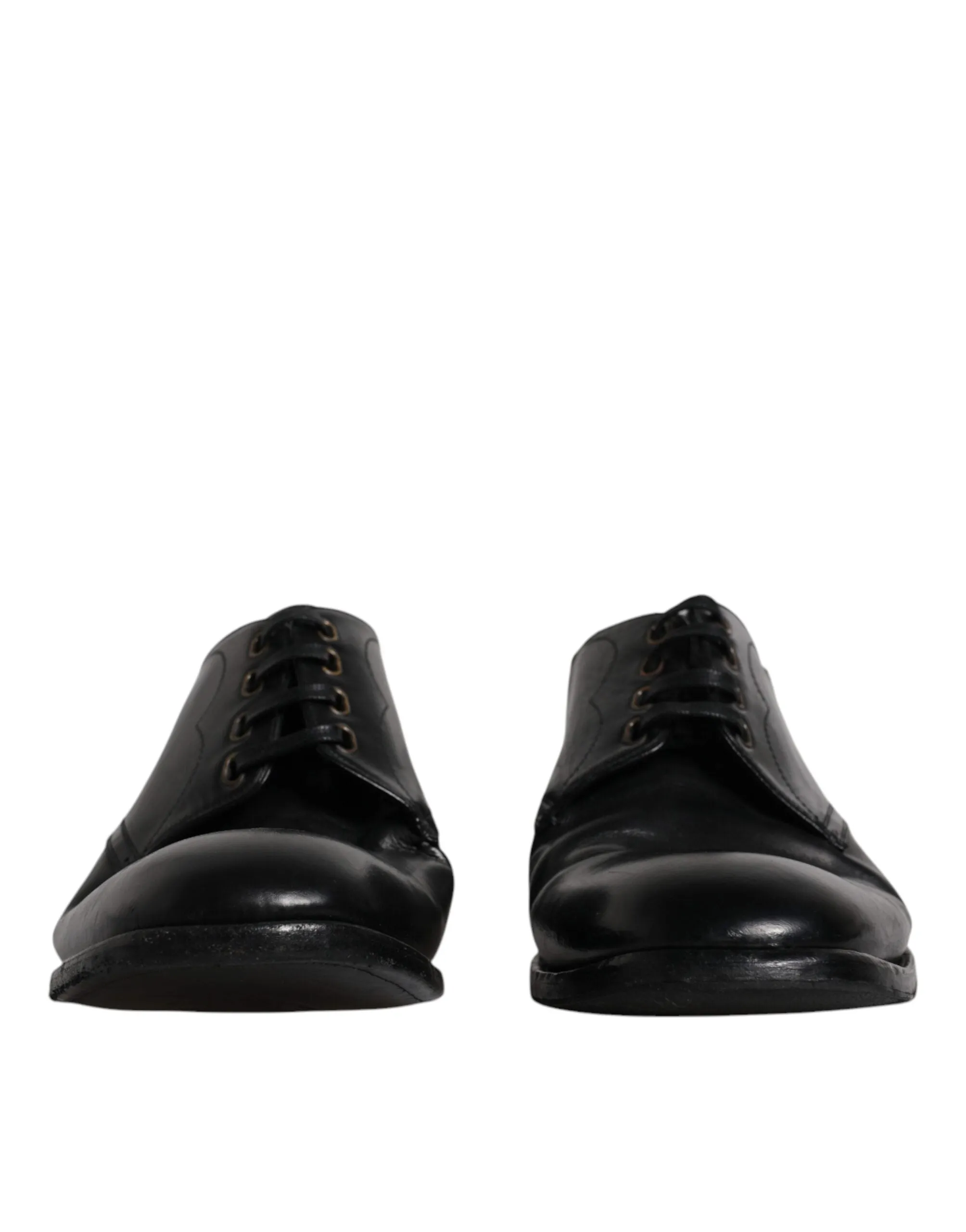 Derby Shoes Dolce & Men Leather Formal Gabbana Dress Black Future-proof Value-for-money