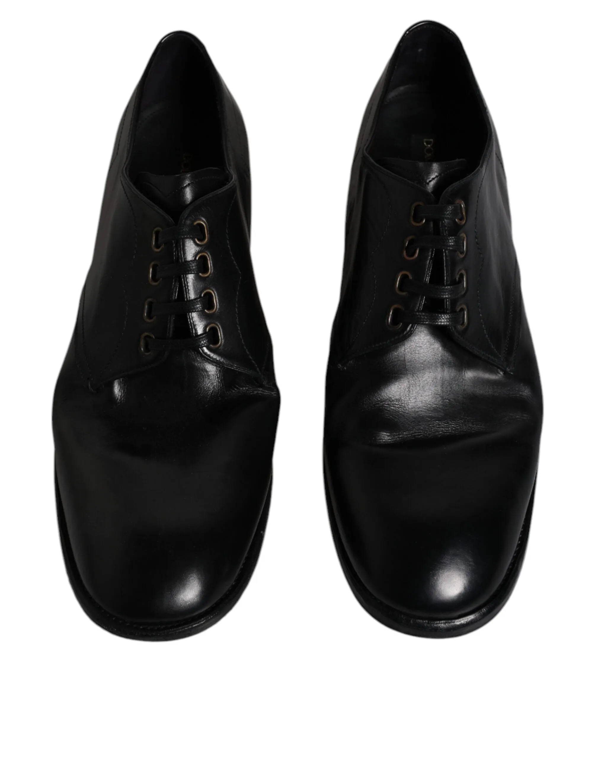 Derby Shoes Dolce & Men Leather Formal Gabbana Dress Black Future-proof Value-for-money