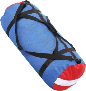 Diving Storage Mesh Shoulder Bag Pack Handbag Equipment for Flipper Wet Clothes PVC Oxford (Blue)
