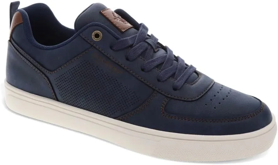 DOCKERS Mens Landon Synthetic Leather Casual Lace Up Sneaker Shoe