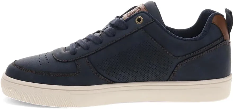 DOCKERS Mens Landon Synthetic Leather Casual Lace Up Sneaker Shoe