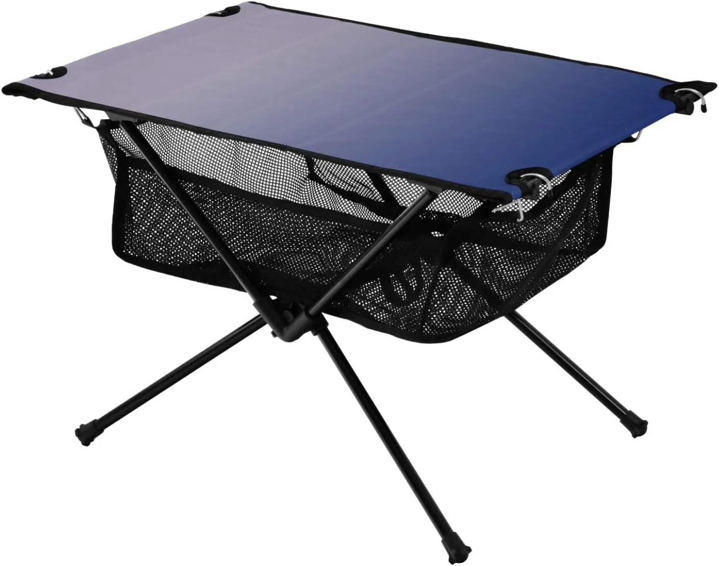 DOMIKING Dark Blue Purple Gradient Portable Camping Table Folding Picnic Tables with Carrying Storage Bag Backpacking Table for Hike Travel Outdoor 23.6 * 15.6 * 15 in