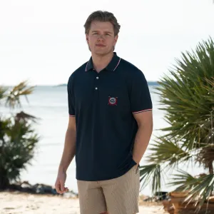 Embroidered Tipped Polo