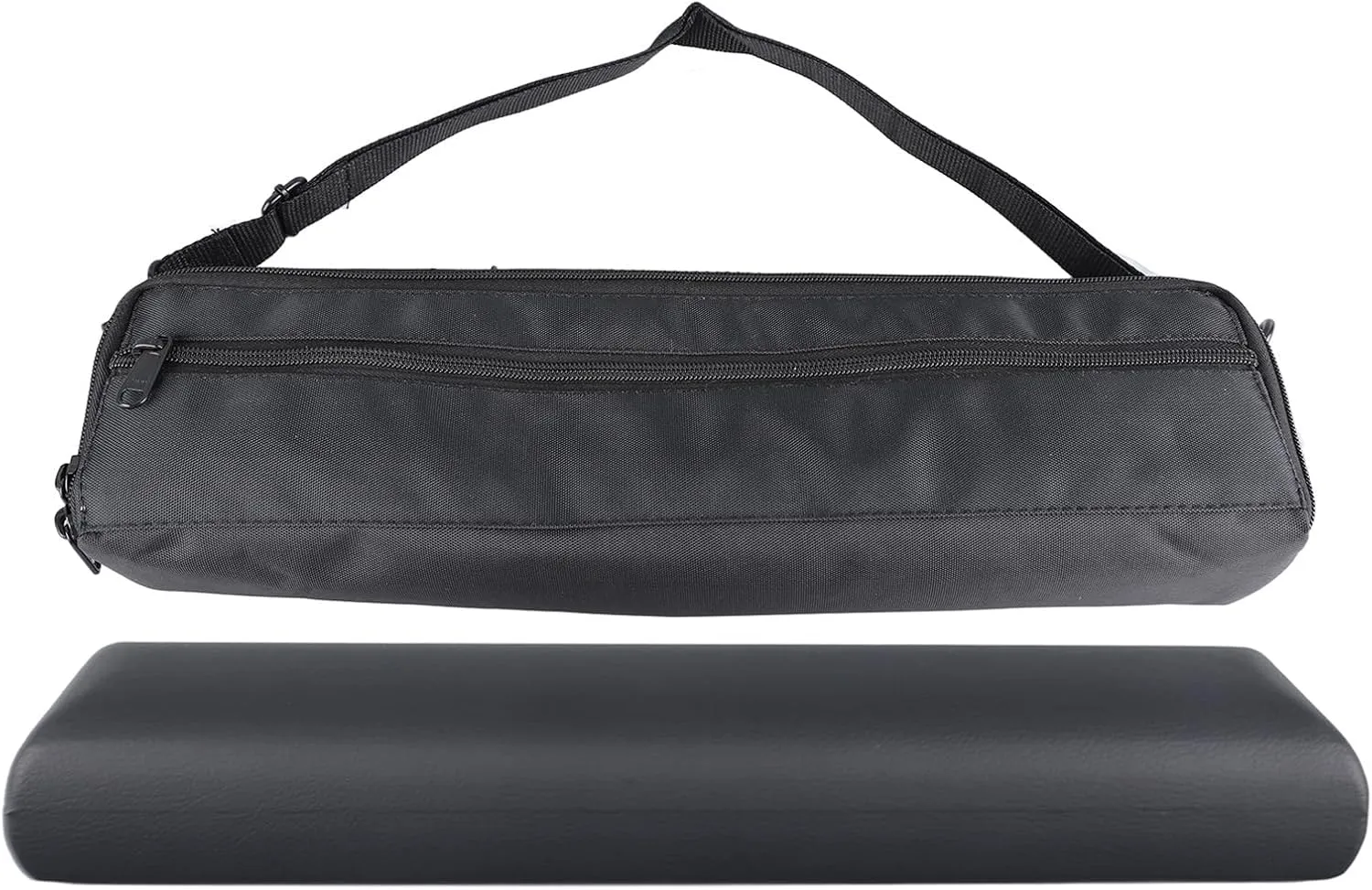 Exquisite Leather Flute Bag Set, Portable Flute Carrying Storage Holder with Shoulder Strap, Rich Accessories Including Cloth Case, sturdy Protection for Musical Instrument