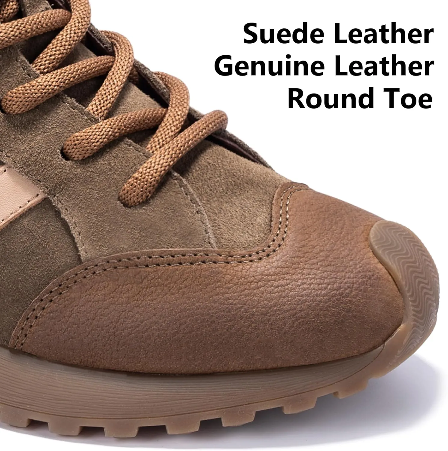 Fashion Sneakers for Women, Lace Up Walking Shoes Genuine Leather Patchwork, High Top Oxford Rubber Comfortable Durable Non-Slip Men Unisex