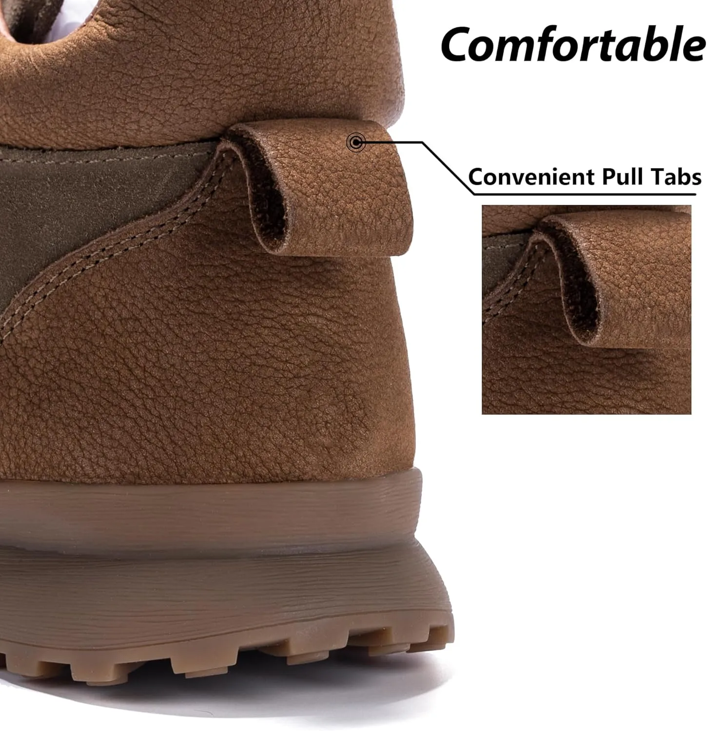 Fashion Sneakers for Women, Lace Up Walking Shoes Genuine Leather Patchwork, High Top Oxford Rubber Comfortable Durable Non-Slip Men Unisex