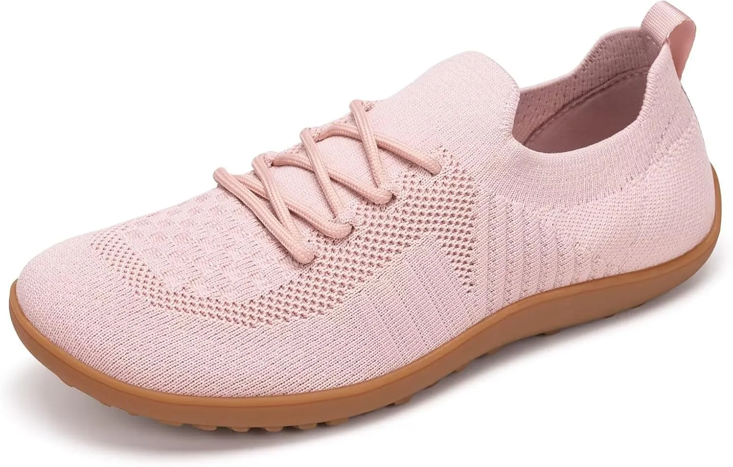 Frank Mully Womens Walking Shoes Wide Toe Box Barefoot Shoes Knitted Fashion Sneaker with Arch Support