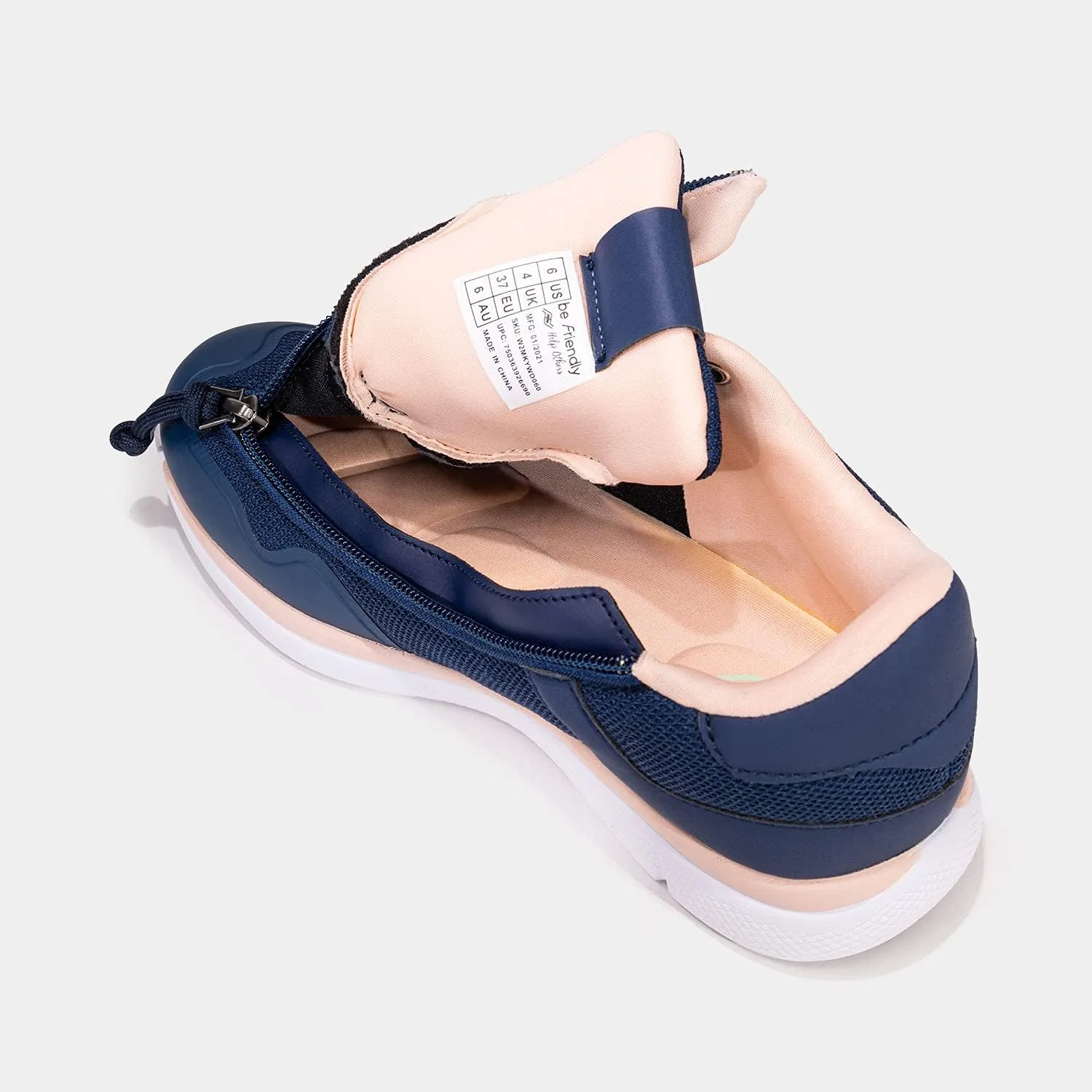 Friendly Shoes Voyage Women's Shoe - Best AFO/SMO Compatible Orthotics Footwear - Stylish Comfort and Support