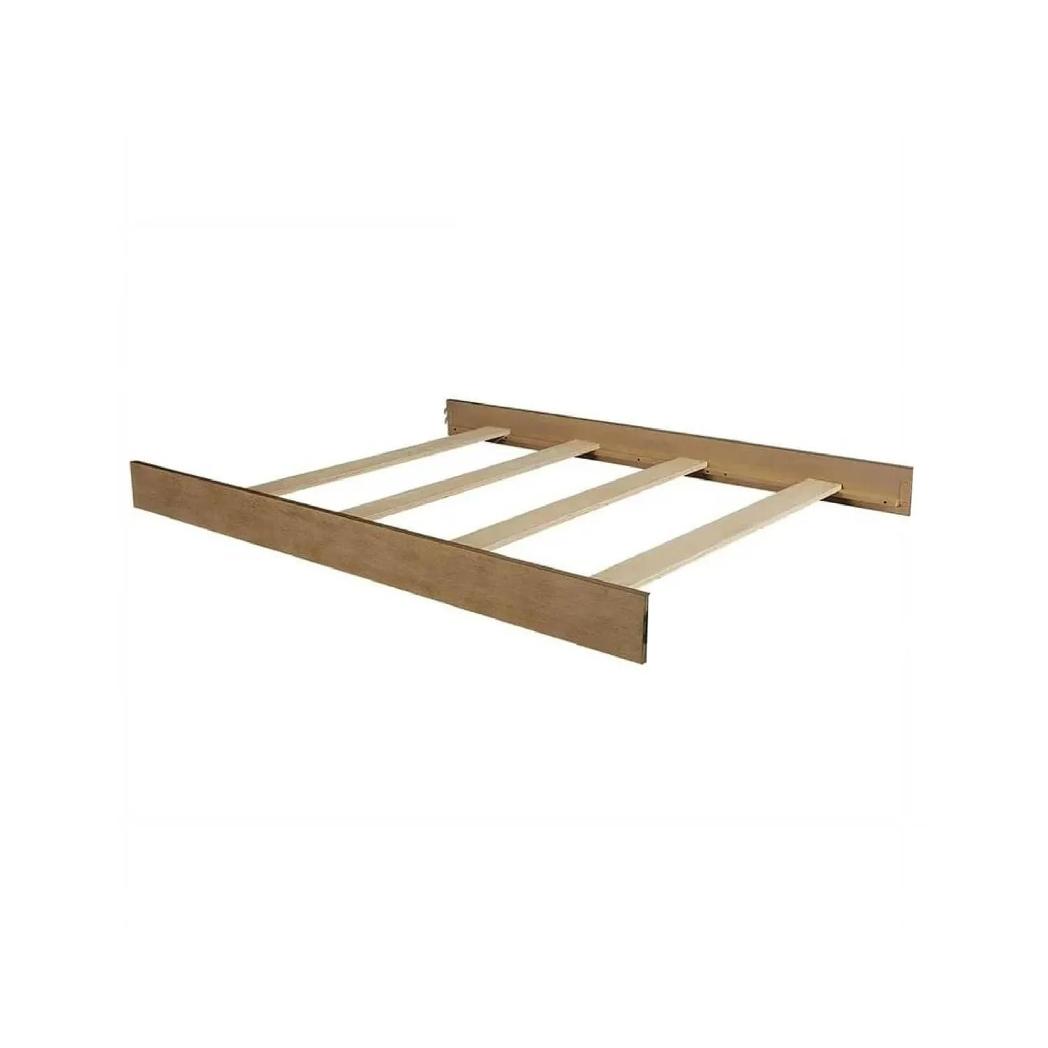 Full-Size Conversion Kit Bed Rails for Oxford, Soho, Ozlo & Avalon Baby Convertible Cribs - Solid Wood - Toddler and Adult Bed Rail for Full-Size - Nursery and Baby Furniture (Amber Brown, Option 1)