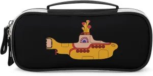 Funny Submarine Portable Pencil Case Tote Bag Makeup Bag Handbag Purse