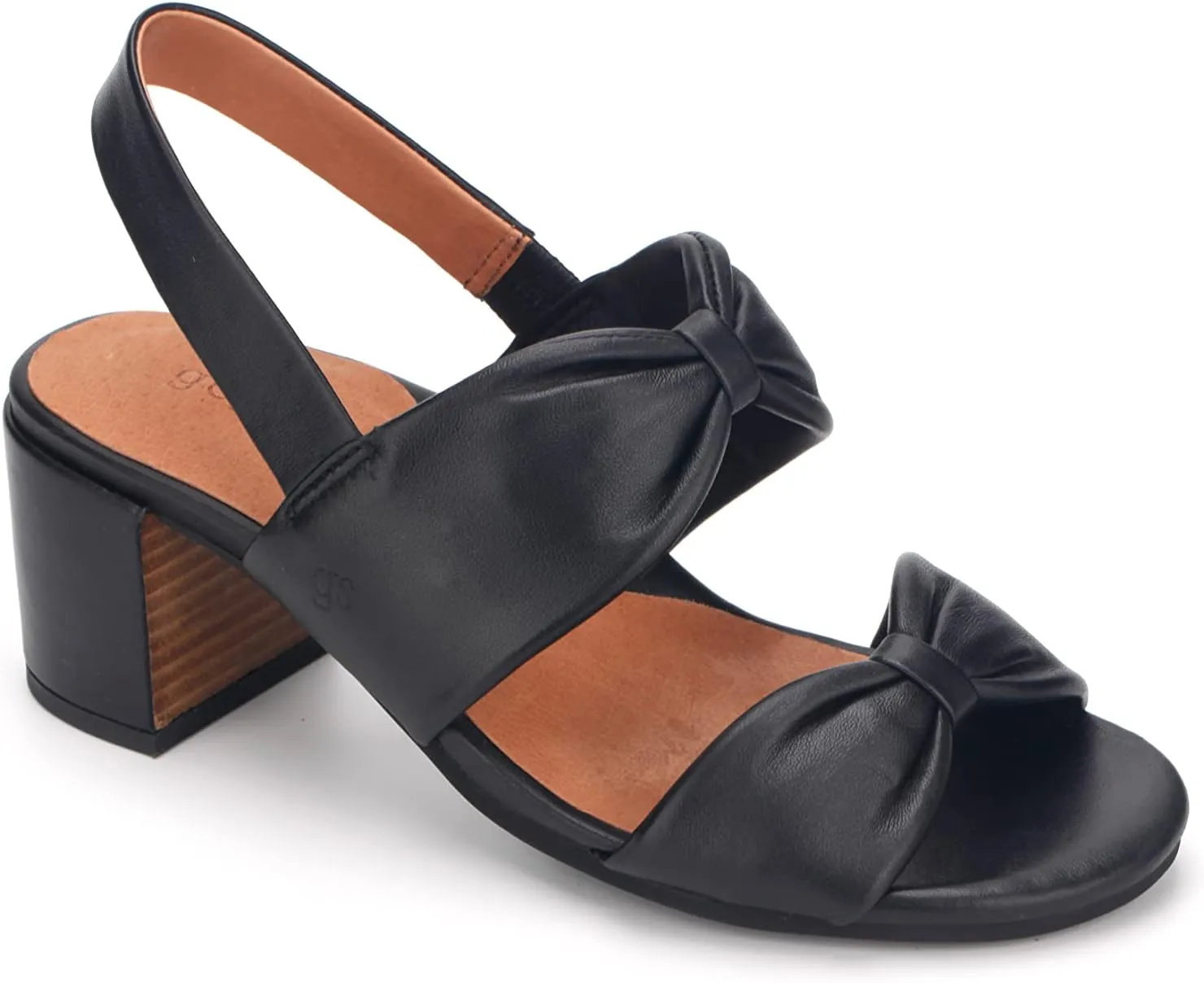 Gentle Souls by Kenneth Cole Women's Charlene Two Knot Heeled Sandal