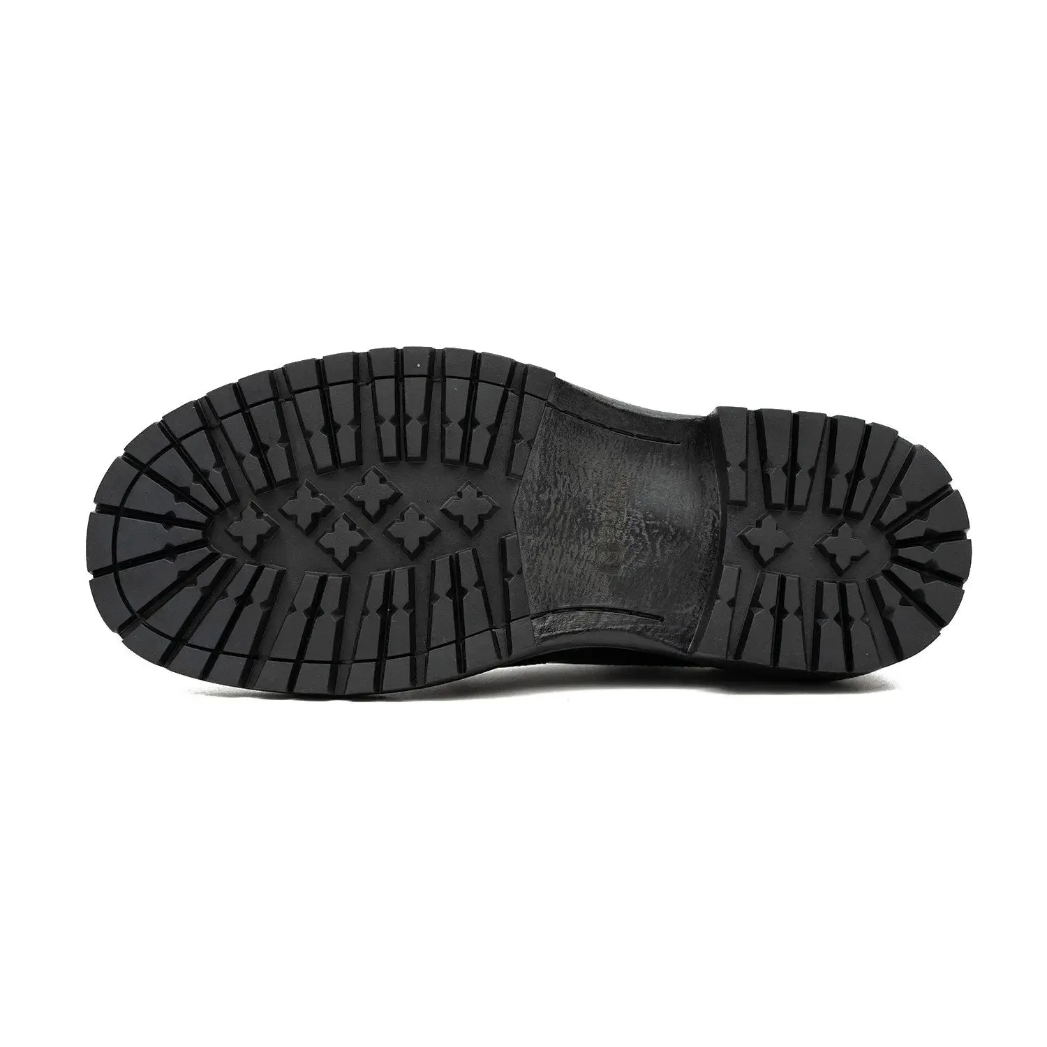Genuine Crocodile Leather Men's Derby Brogues Black