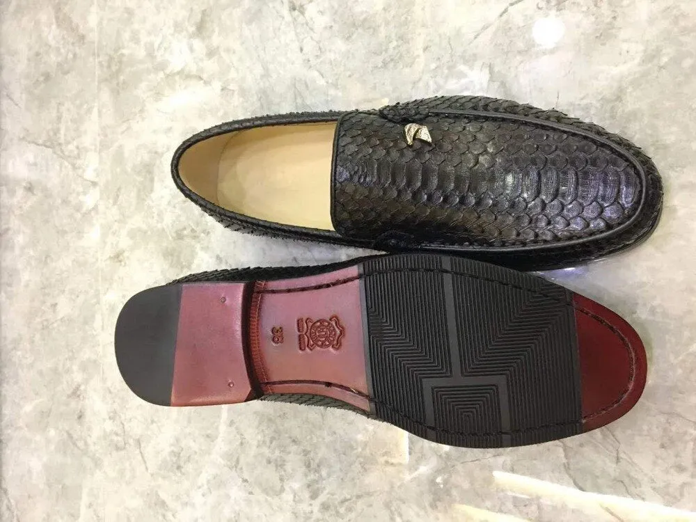 GENUINE PYTHON LOAFERS "RIDE ALONG"