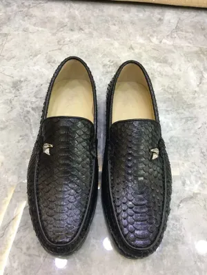 GENUINE PYTHON LOAFERS "RIDE ALONG"